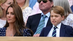 Prinz George feierte am Sonntag sein Wimbledon-Debüt. (Bild: AP)