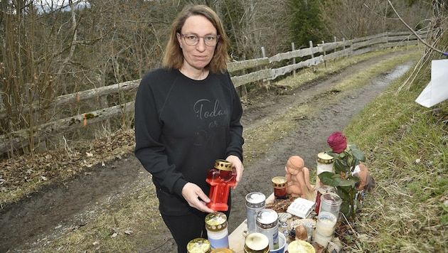 Die Mutter von Andreas, Katharina Gerhardter-Kinner, hofft auf Gerechtigkeit nach dem tödlichen Unfall. (Bild: Holitzky Roland)