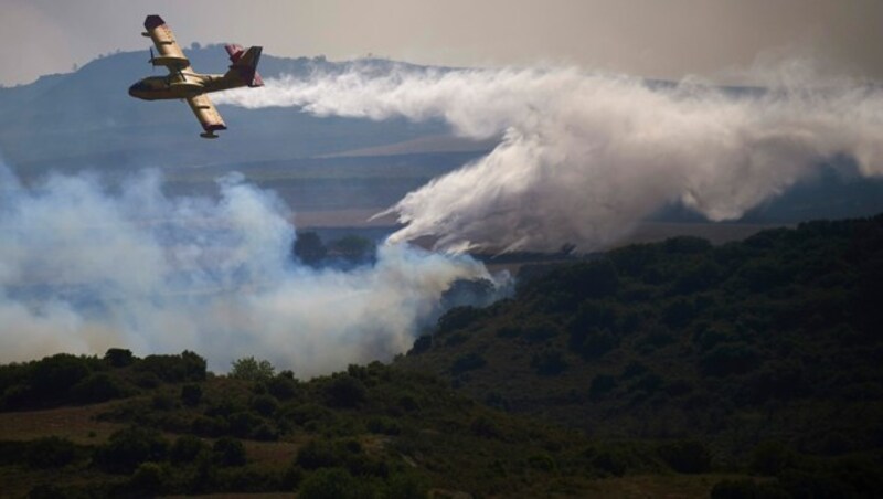 Schon im Juni wüteten in Spanien verheerende Waldbrände. (Bild: AP Photo/Miguel Oses, File)
