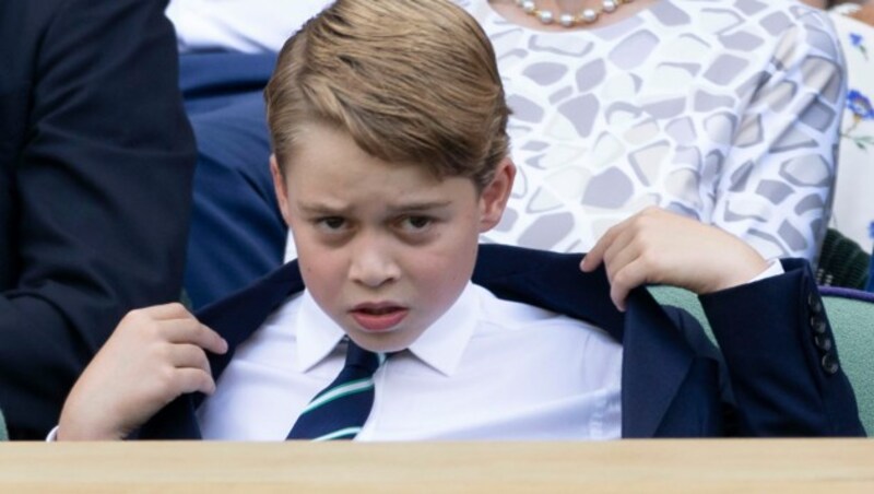 „Ganz schön heiß ist es“, seufzte Prinz George schon bei der Ankunft in Wimbledon. (Bild: www.viennareport.at)