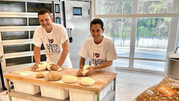 Andreas Berger und Veronique Kohlmaier eröffnen eine Schaubäckerei. (Bild: Gloria Gritzner)