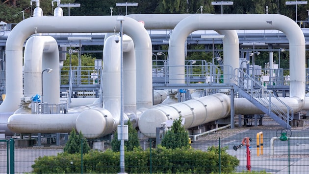 Die Pipeline Nord Stream 1, die mittlerweile weniger russisches Gas transportiert (Bild: APA/dpa/Jens Büttner)