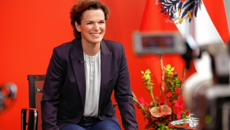 Pamela Rendi-Wagner im krone.tv-Sommergespräch (Bild: Holl Reinhard)