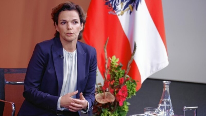 Pamela Rendi-Wagner im krone.tv-Sommergespräch (Bild: Holl Reinhard)