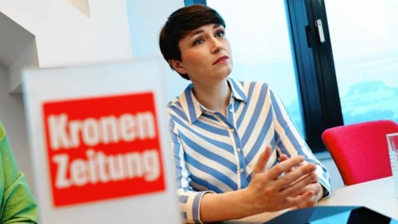 Sigrid Maurer, Klubobfrau der Grünen im Nationalrat (Bild: Christian Jauschowetz)