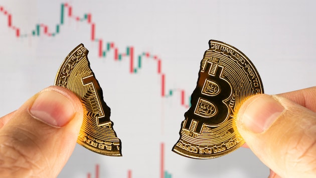 Nach einer kurzen Erholungsphase stehen Kryptowährungen wie der Bitcoin nun wieder unter Druck. (Bild: diy13 - stock.adobe.com)