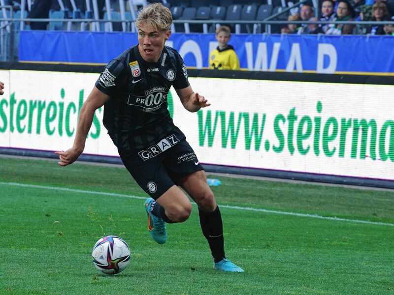 Rasmus Höjlund (SK Sturm) (Bild: Pail Sepp)