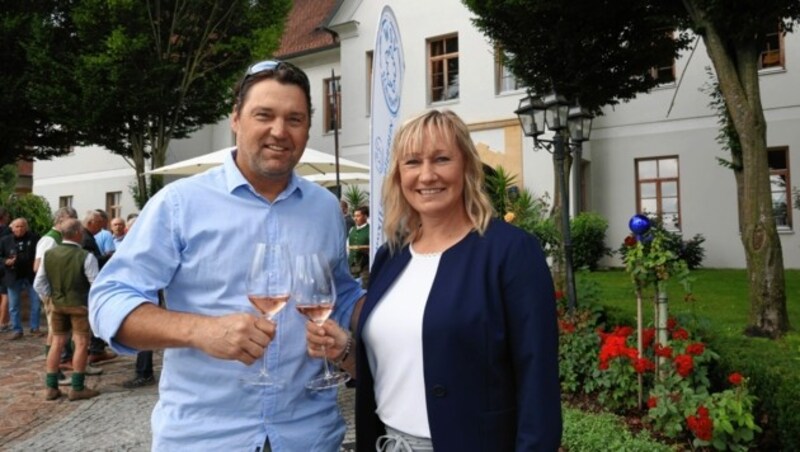 Renate Götschl und Bernie Knauss (Bild: Christian Jauschowetz)