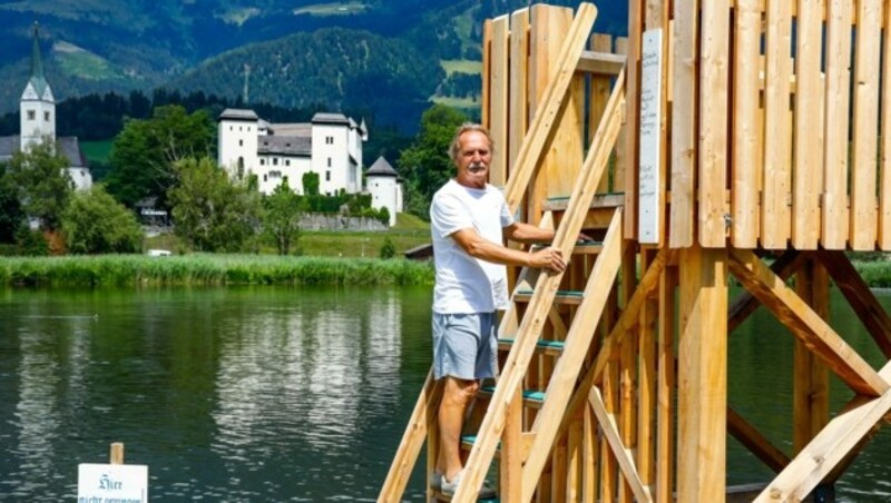 Reinhard Gesinger-Sparr kommt eigentlich aus Hamburg, ist aber in Goldegg heimisch geworden. (Bild: Gerhard Schiel)