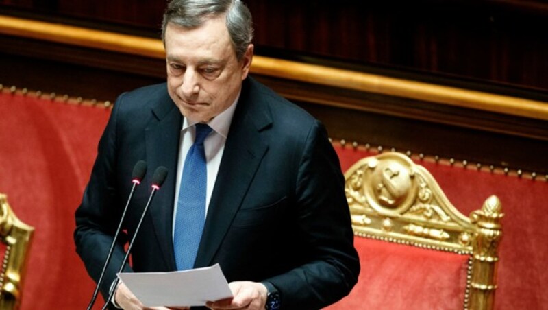 Der ehemalige Premier Mario Draghi (Bild: AP)