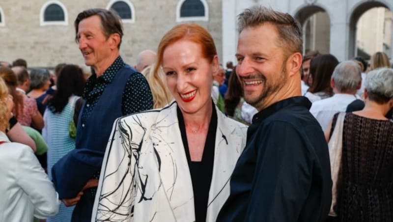 Schauspielerin Nicole Beutler mit Philipp Hochmair (Bild: Tschepp Markus)