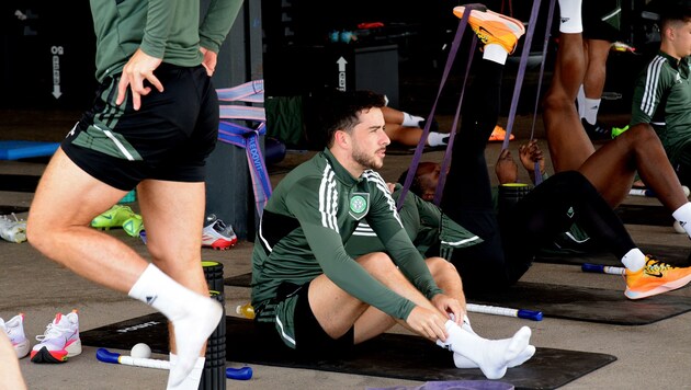 "The Bhoys" im Trainingseinsatz. (Bild: DORISSEEBACHER)