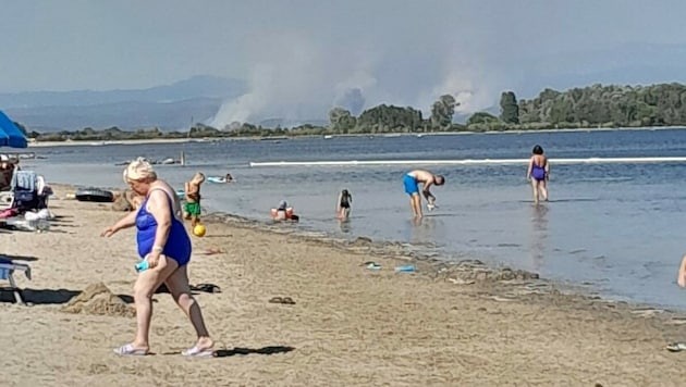 Der Strand von Grado am Dienstag (Bild: Gerald Schwaiger)