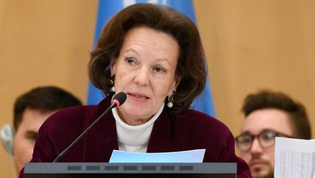 Die Karrierediplomatin Elisabeth Tichy-Fisslberger war zuletzt österreichische Vertreterin bei den Vereinten Nationen in Genf. (Bild: AFP)