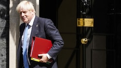 Johnson wird noch bis September im Amt bleiben - langsam kristallisiert sich auch heraus, wer ihm in der Downing Street nachfolgen wird. (Bild: AFP/Niklas Halle'N)