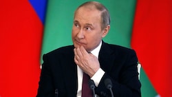 Präsident Wladimir Putin ist aus Sicht der CIA „viel zu gesund“. (Bild: AP)
