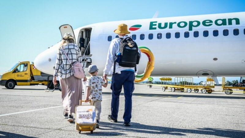 Am Linzer Airport gibt es bei klassischen Urlaubsflügen kaum Probleme. (Bild: Alexander Schwarzl)