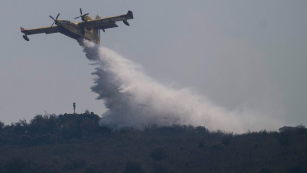 Waldbrände in Tabara, Spanien (Bild: AP Photo/Bernat Armangue)