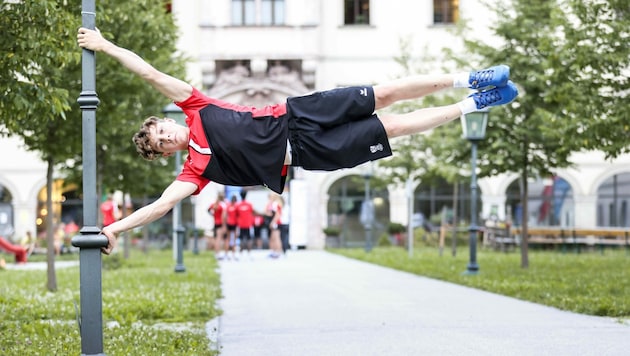 Ländle-Turner Gino Vetter will auch beim EYOF in der Slowakei gute Figur machen. (Bild: ÖOC/GEPA Pictures )