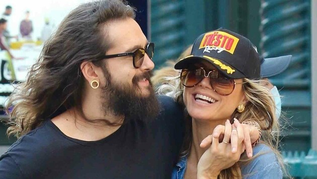 Lieben und lachen: Heidi Klum und ihr Mann Tom Kaulitz (Bild: www.PPS.at)