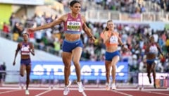 Sydney McLaughlin-Levrone lief in einer eigenen Liga (Bild: APA/AFP/Jewel SAMAD)