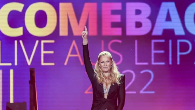 Helene Fischer trat nach ihrer Babypause in Leipzig auf. (Bild: APA/dpa/Jan Woitas)