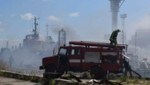 Der Hafen von Odessa nach dem Raketenangriff (Bild: Odesa City Hall Press Office)