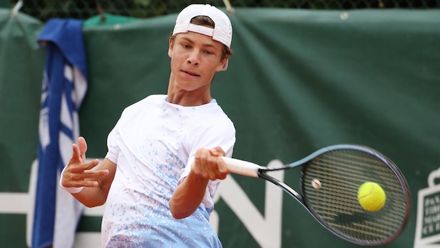 Joel Schwärzler has made it to the quarter-finals of an ATP Challenger for the first time. (Bild: GEPA pictures)