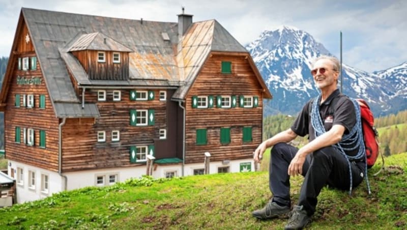 Professor Macher ist Chef der Sektion Austria und seit Jahrzehnten in den Bergen unterwegs. Als solcher wurde er zum Zeitzeugen des Sterbens der Gletscher. (Bild: Herbert Raffalt)