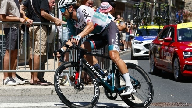 Der Klagenfurter Marco Haller erreichte Paris auch bei seiner siebenten Tour de France. (Bild: BORA - hansgrohe/Sprintcycling)