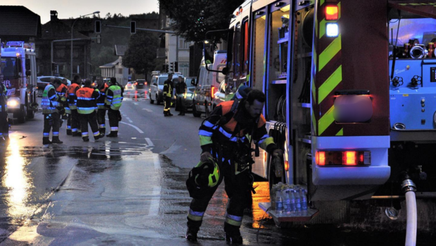 (Imagen: cuerpo de bomberos de Götzis, Krone KREATIV)