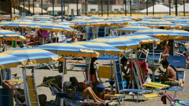 Stabilimenti in Lido di Ostia nahe Rom (Bild: AFP PHOTO / FILIPPO MONTEFORTE FILIPPO MONTEFORTE / AFP)