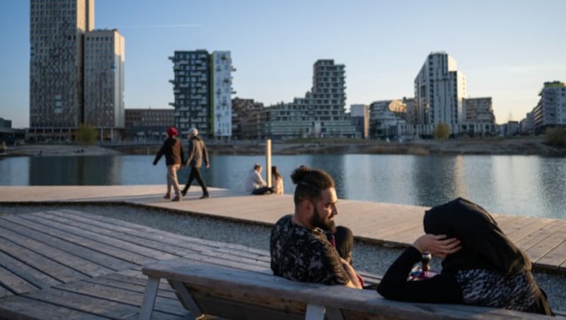 Die Straßenbahnlinie 25 soll irgendwann durch die Seestadt bis zur Station Aspern Nord (U2, S-Bahn) fahren. (Bild: Luiza Puiu)