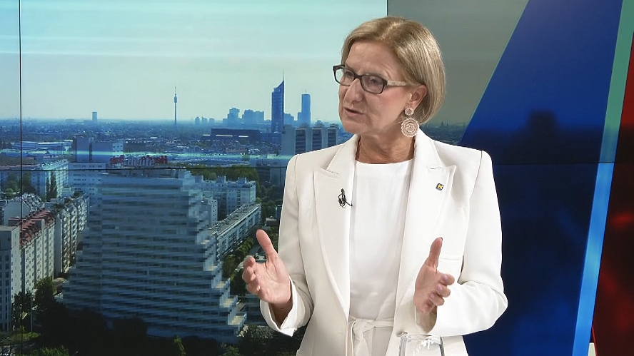 Niederösterreichs Landeshauptfrau Johanna Mikl-Leitner (Bild: krone.tv)