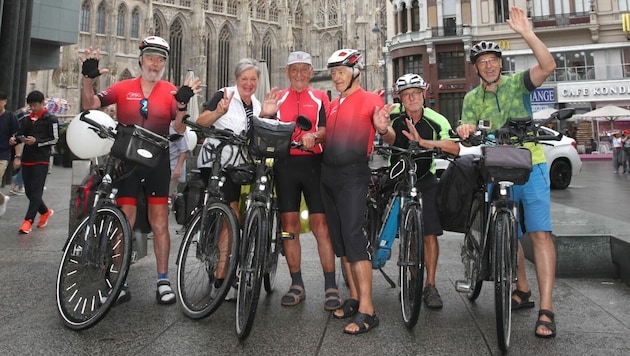 Acht Tage benötigte Severin Sigg für seine Tour von Hörbranz nach Wien. Bereits 15 Mal war er davor in die Bundeshauptstadt geradelt. Heuer zum ersten Mal mit dem E-Bike. (Bild: KRISTIAN BISSUTI)