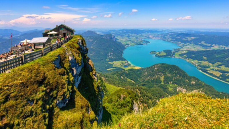 Sicht vom Schafberg auf den Mondsee (Bild: Liubomir Paut, stock.adobe.com)