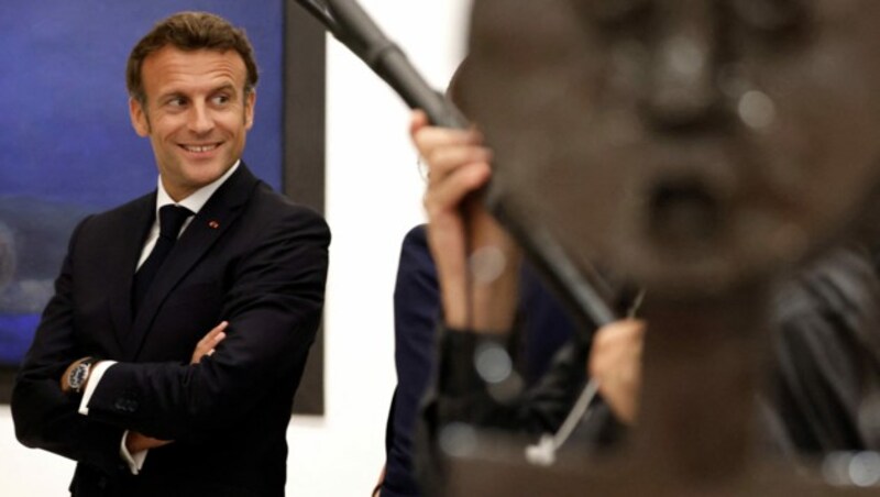 Emmanuel Macron (Bild: Ludovic MARIN / AFP)