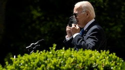 US-Präsident Joe Biden beendet seine Corona-Isolation. (Bild: APA/Getty Images via AFP/GETTY IMAGES/Anna Moneymaker)