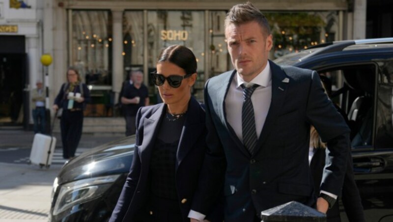 Rebekah und Jamie Vardy (Bild: Copyright 2022 The Associated Press. All rights reserved)