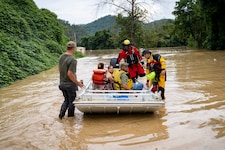 Rettungseinsatz nach Überschwemmungen in Kentucky (Bild: 2022 Getty Images/AP)