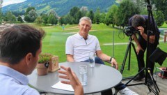 Bastian Schweinsteiger beim Interview mit krone.at (Bild: Christof Birbaumer)