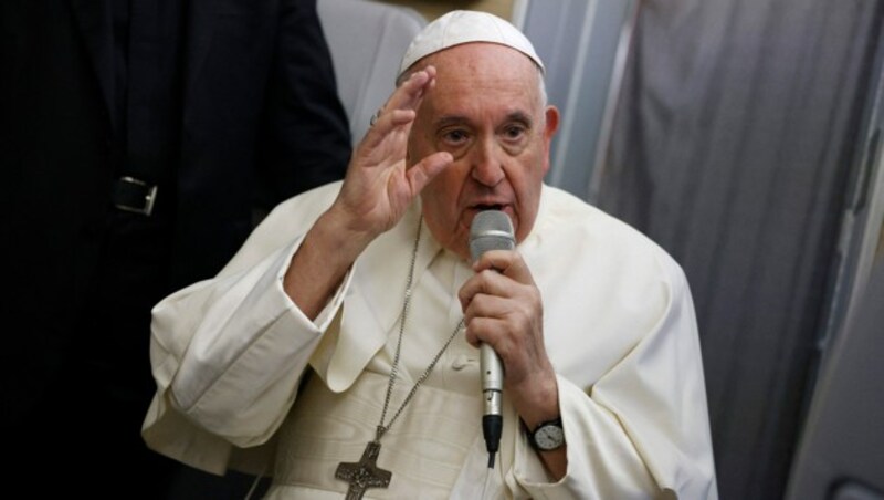 Papst Franziskus (Bild: AFP/Guglielmo Mangiapane)