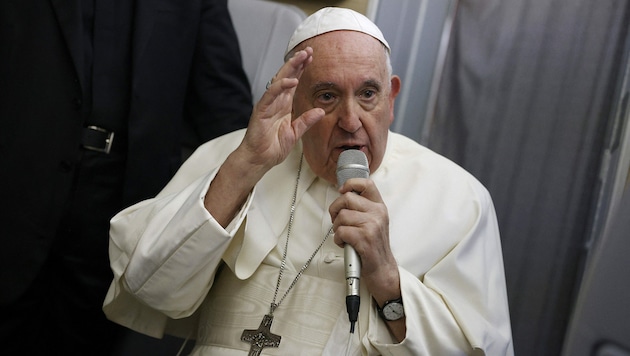 Papst Franziskus (Bild: AFP/Guglielmo Mangiapane)