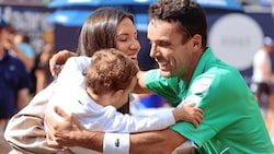 Feierte mit Frau und Söhnchen Roberto: Bautista Agut (Bild: Birbaumer Christof)