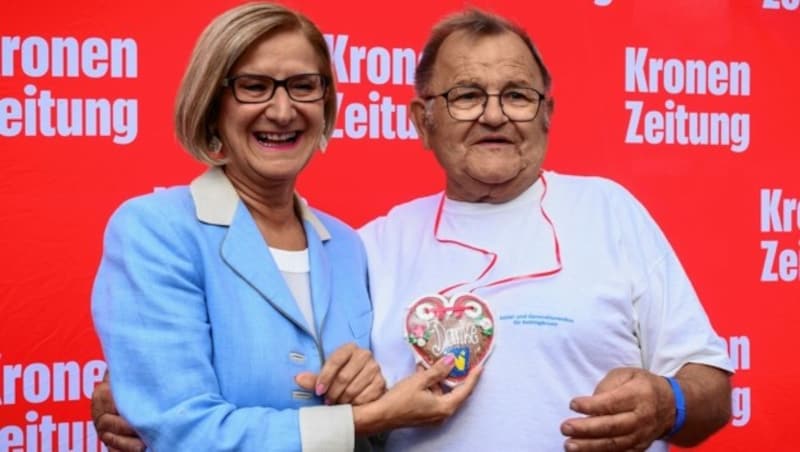 Johanna Mikl-Leitner und Helmut Himmer (Bild: Attila Molnar)