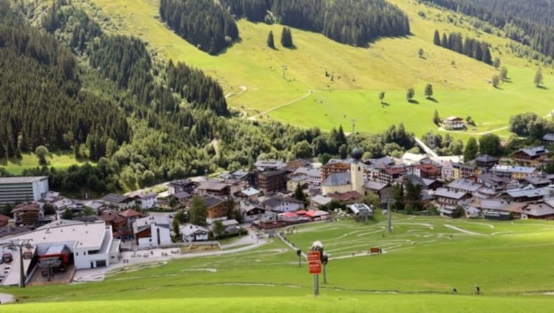 Das Zentrum von Saalbach (Bild: Hölzl Roland)