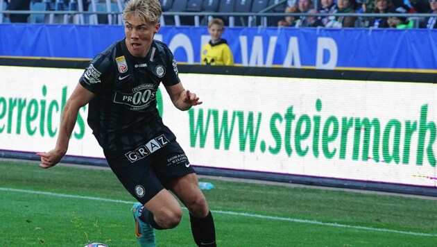 Jungstar Rasmus Höjlund war einmal mehr nicht zu stoppen. (Bild: Pail Sepp)