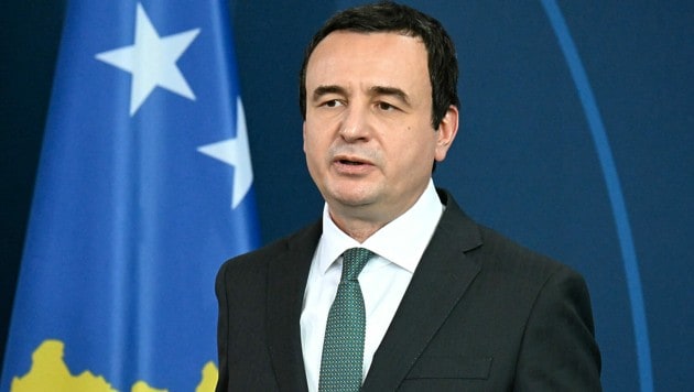 Der kosovarische Ministerpräsident Albin Kurti (Bild: APA/AFP/Tobias SCHWARZ)