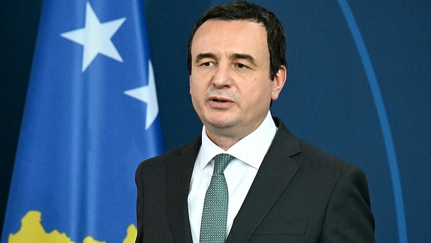 Der kosovarische Ministerpräsident Albin Kurti (Bild: APA/AFP/Tobias SCHWARZ)