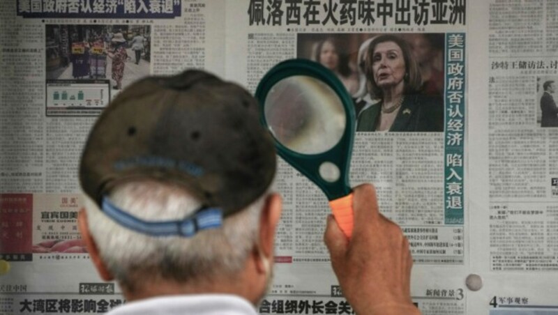 China äußerte sich außergewöhnlich scharf zum Besuch von Nancy Pelosi in Taiwan. (Bild: APAndy Wong)